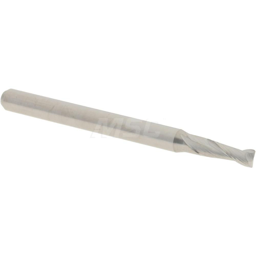 Accupro 14796210 Corner Radius End Mill 0.0938" Dia, 0.279" LOC, 0.01" Radius, 2 Flutes, Solid Carbide