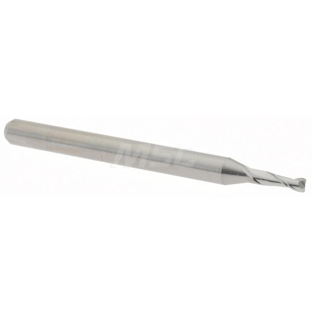 Accupro 14796204 Corner Radius End Mill 1/16" Dia, 0.186" LOC, 0.01" Radius, 2 Flutes, Solid Carbide