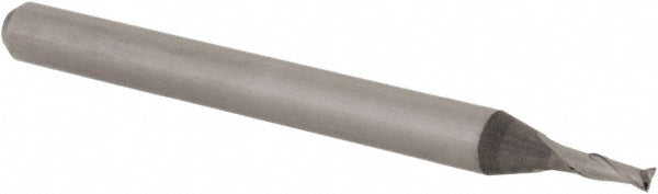 Accupro 14796917 Square End Mill 0.049" Dia, 0.147" LOC, 2 Flutes, Solid Carbide