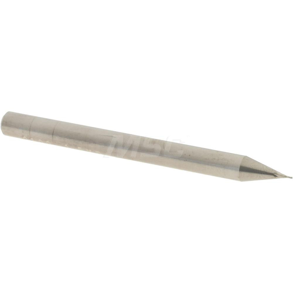 Accupro 12277019 Square End Mill 0.01" Dia, 0.015" LOC, 4 Flutes, Solid Carbide