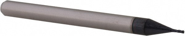 Accupro 14796944 Square End Mill 0.023" Dia, 0.069" LOC, 4 Flutes, Solid Carbide
