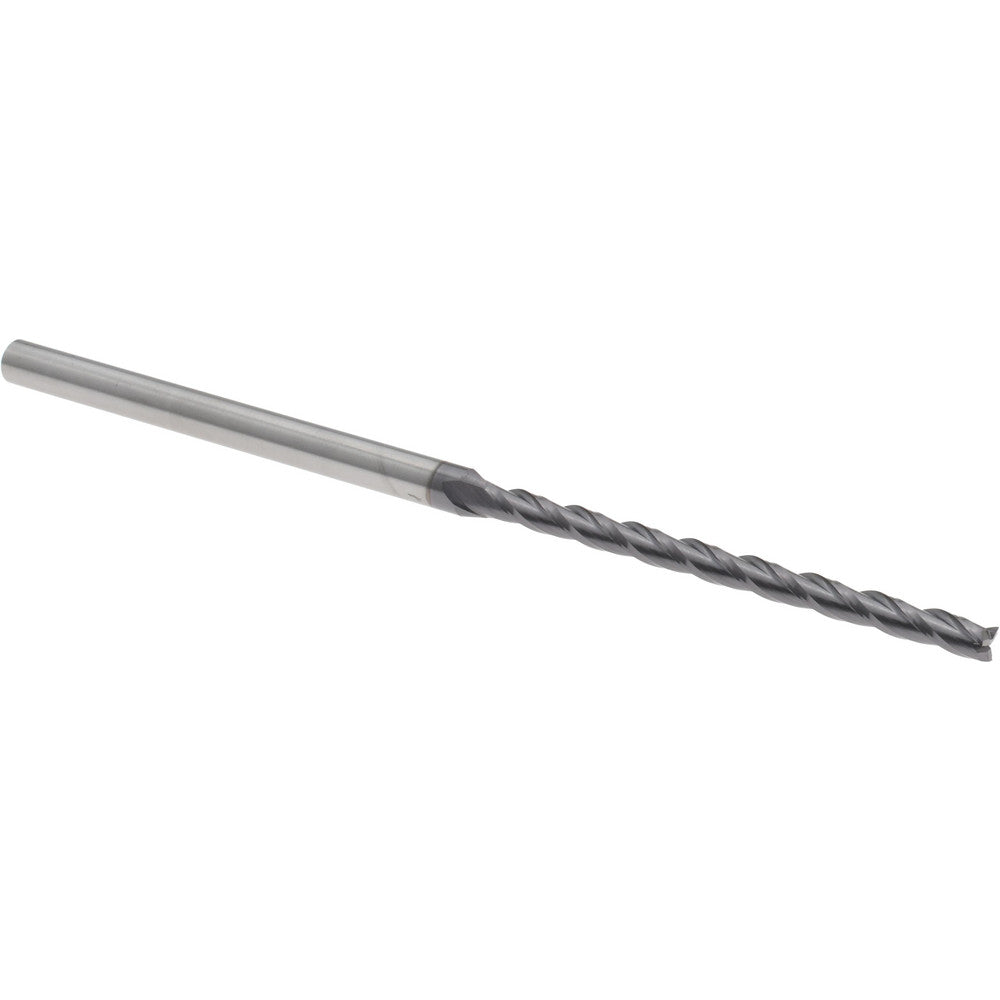 Accupro 14883434 Square End Mill 3/32" Dia, 1.4" LOC, 3 Flutes, Solid Carbide