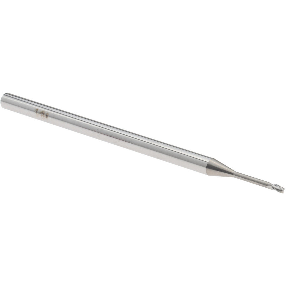 Accupro 14797198 Square End Mill 3/64" Dia, 0.07" LOC, 3 Flutes, Solid Carbide