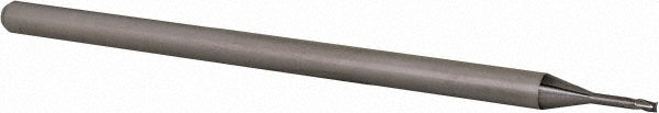 Accupro 14797181 Square End Mill 1 mm Dia, 0.059" LOC, 3 Flutes, Solid Carbide