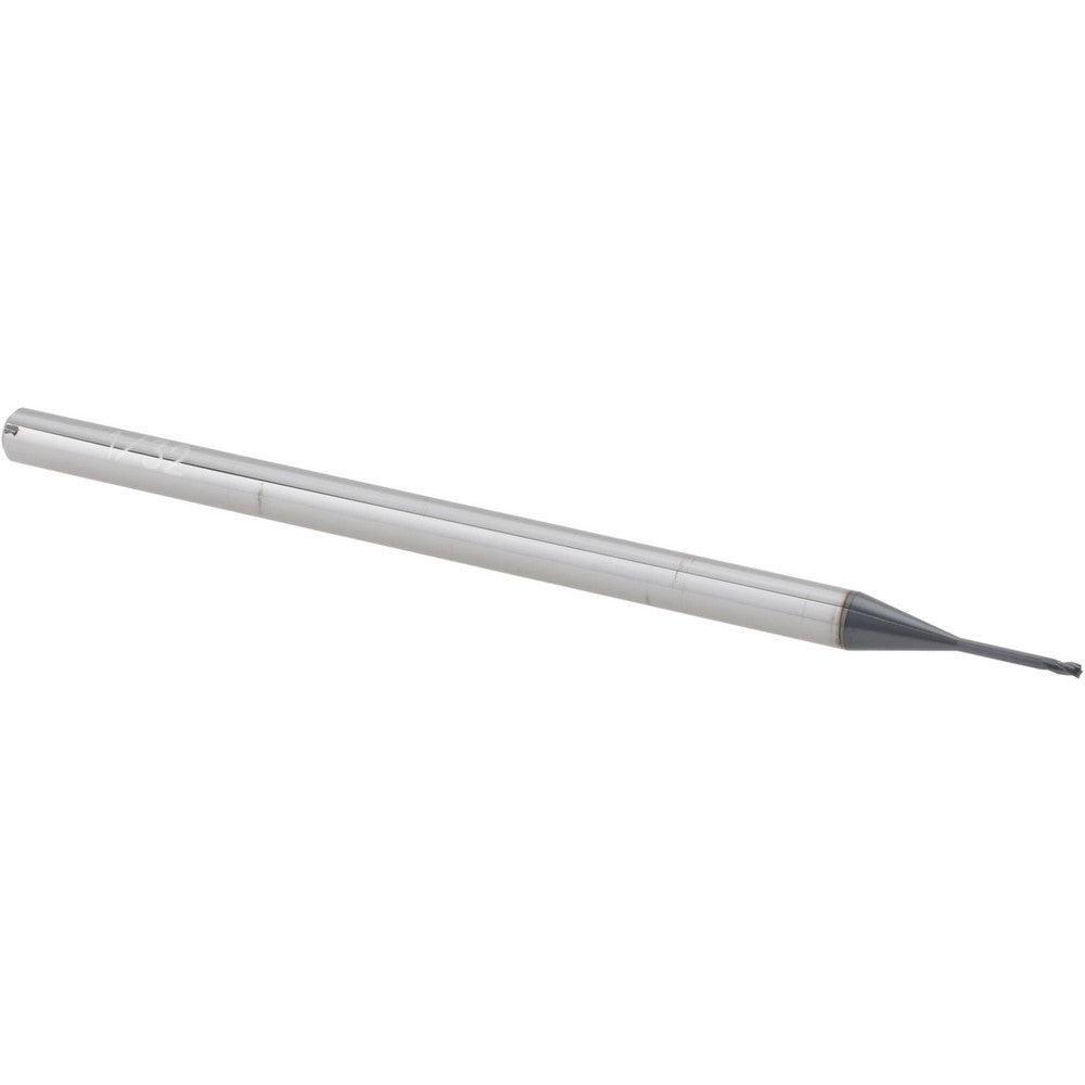Accupro 14797166 Square End Mill 1/32" Dia, 0.046" LOC, 3 Flutes, Solid Carbide