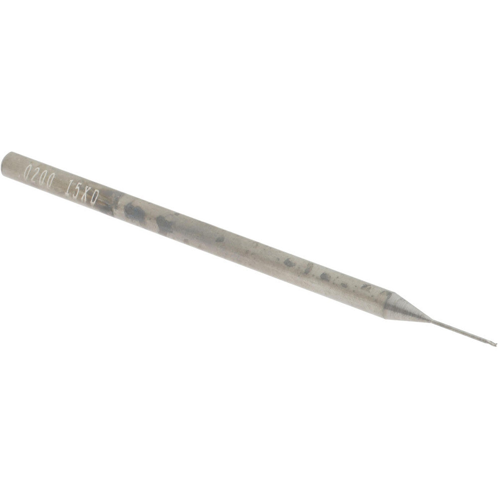 Accupro 14797150 Square End Mill 0.02" Dia, 1/32" LOC, 3 Flutes, Solid Carbide