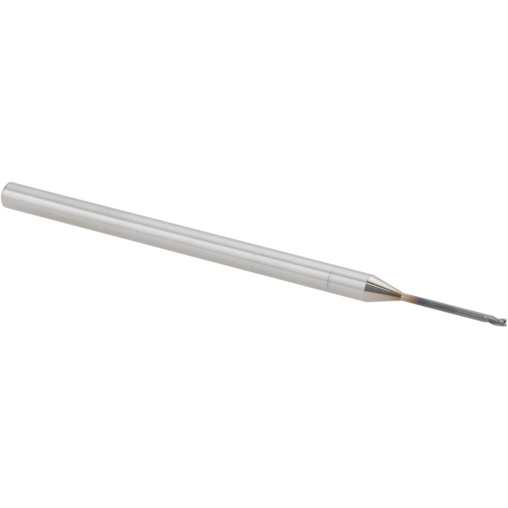 Accupro 14797187 Square End Mill 0.04" Dia, 0.06" LOC, 3 Flutes, Solid Carbide