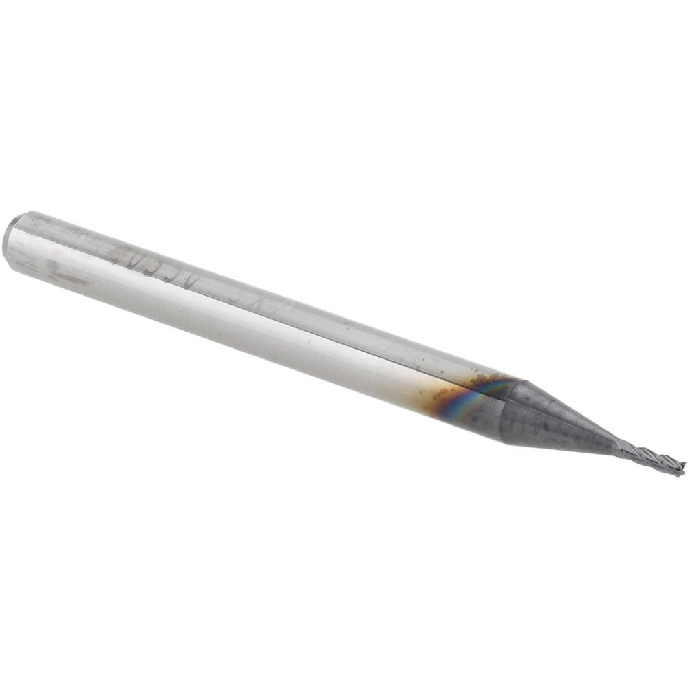 Accupro 14796951 Square End Mill 0.033" Dia, 0.099" LOC, 4 Flutes, Solid Carbide