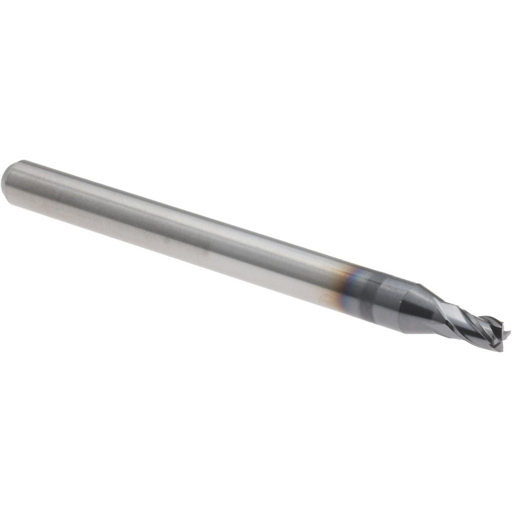 Accupro 14797082 Square End Mill 5/64'' Dia, 0.117'' LOC, 1/8'' Shank Dia, 1-1/2'' OAL, 4 Flutes, Solid Carbide