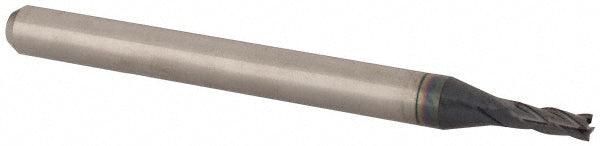 Accupro 14796975 Square End Mill 0.07" Dia, 0.21" LOC, 4 Flutes, Solid Carbide