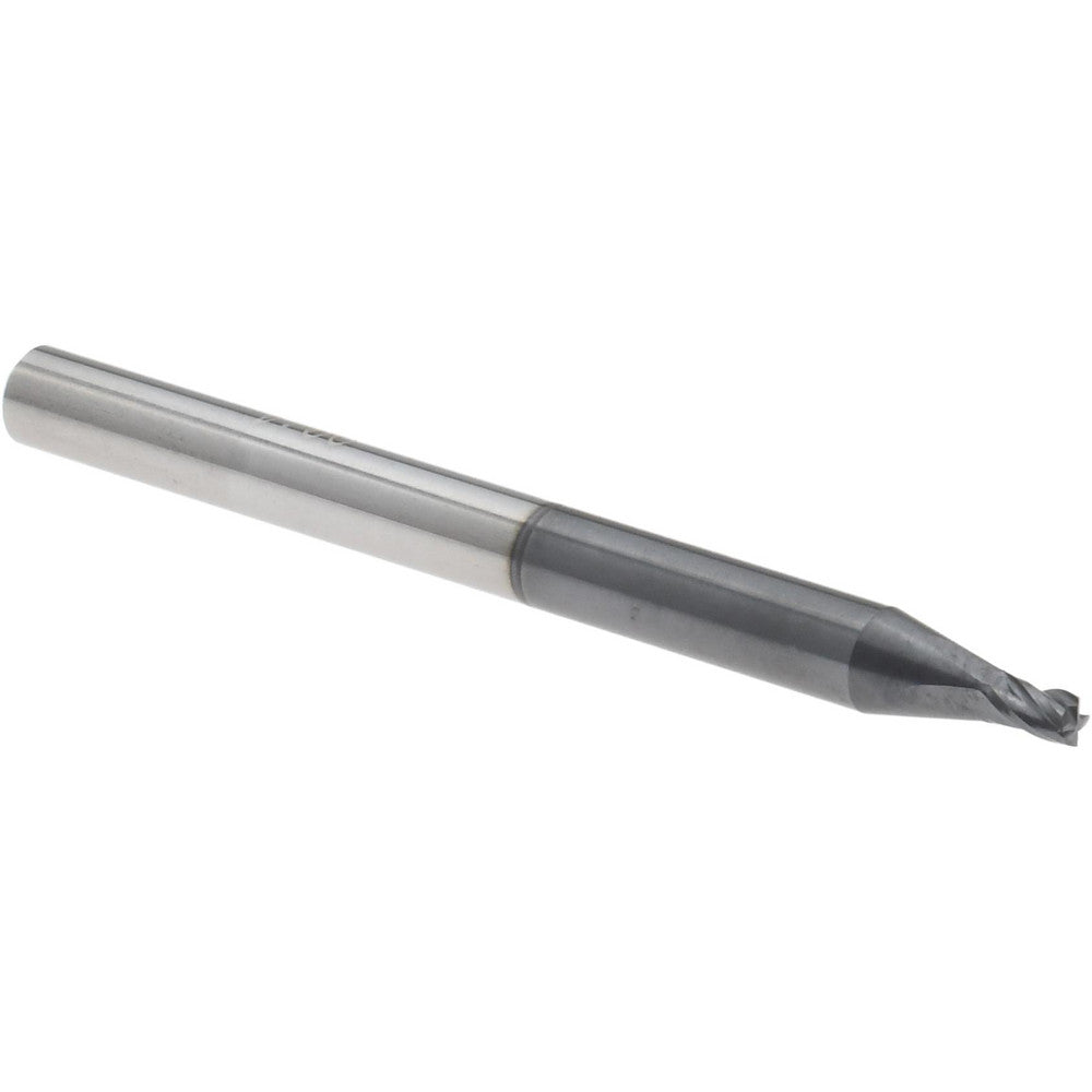 Accupro 14797059 Square End Mill 0.06" Dia, 3/32" LOC, 4 Flutes, Solid Carbide