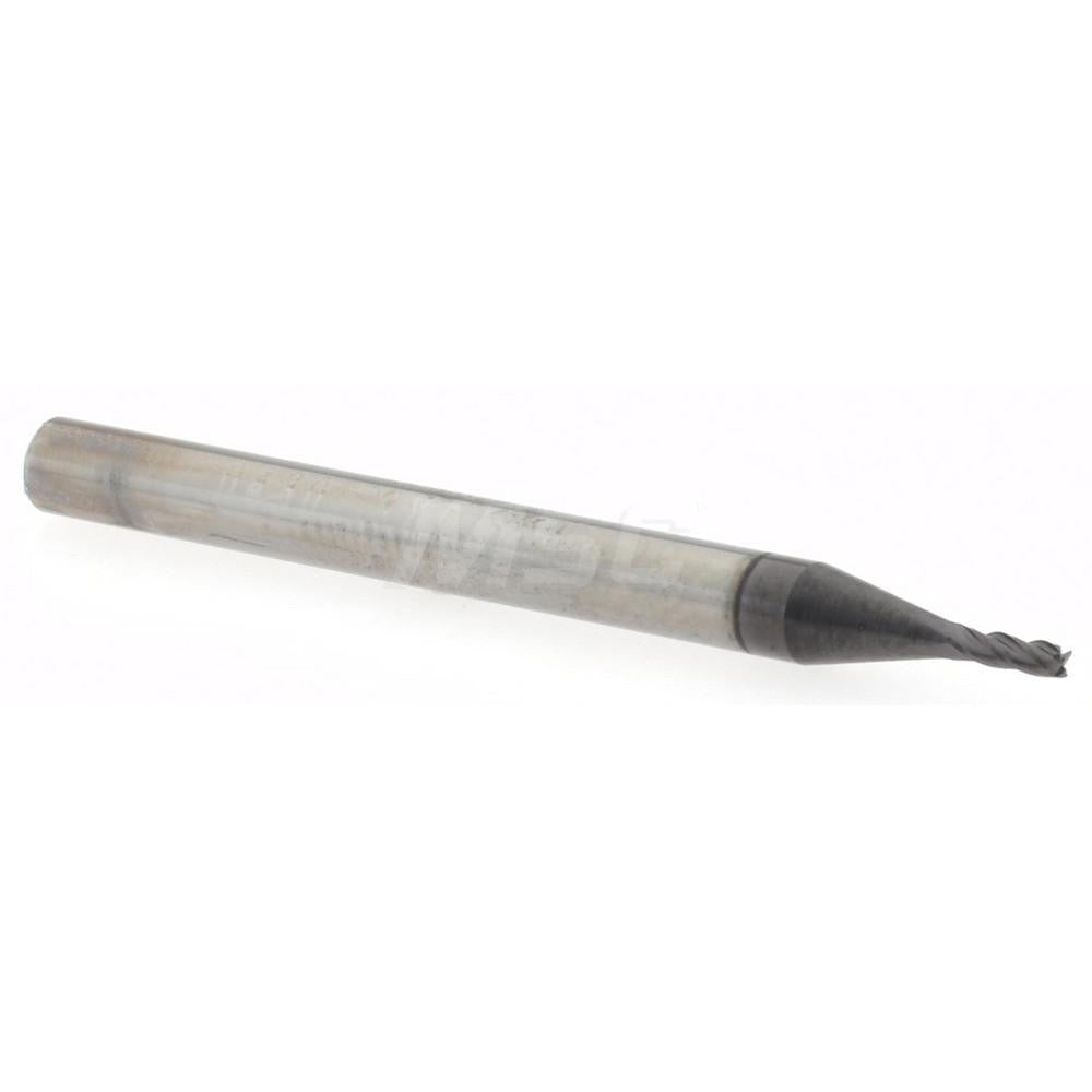 Accupro 14796957 Square End Mill 0.043" Dia, 0.129" LOC, 4 Flutes, Solid Carbide