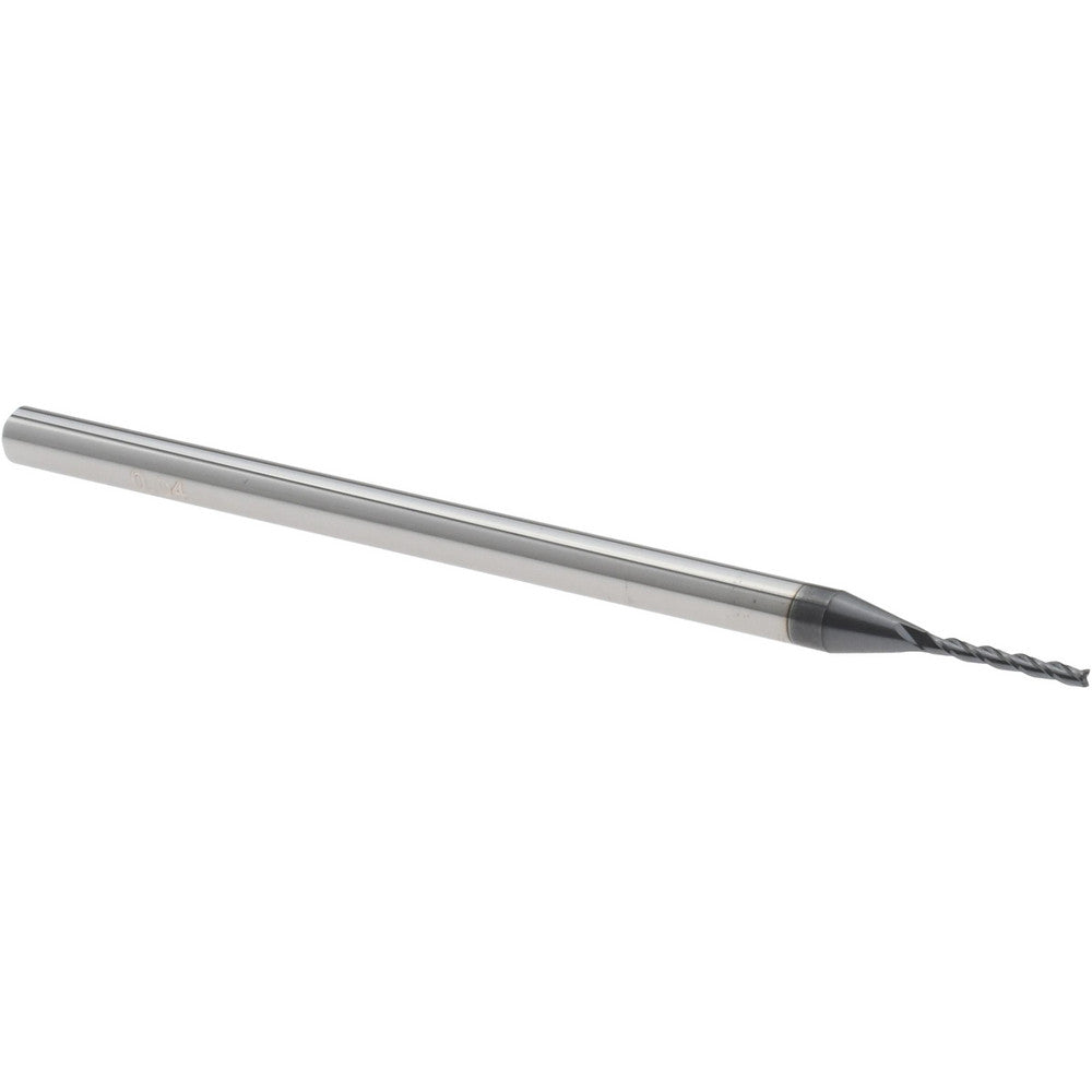 Accupro 14883478 Square End Mill 0.04" Dia, 0.325" LOC, 3 Flutes, Solid Carbide