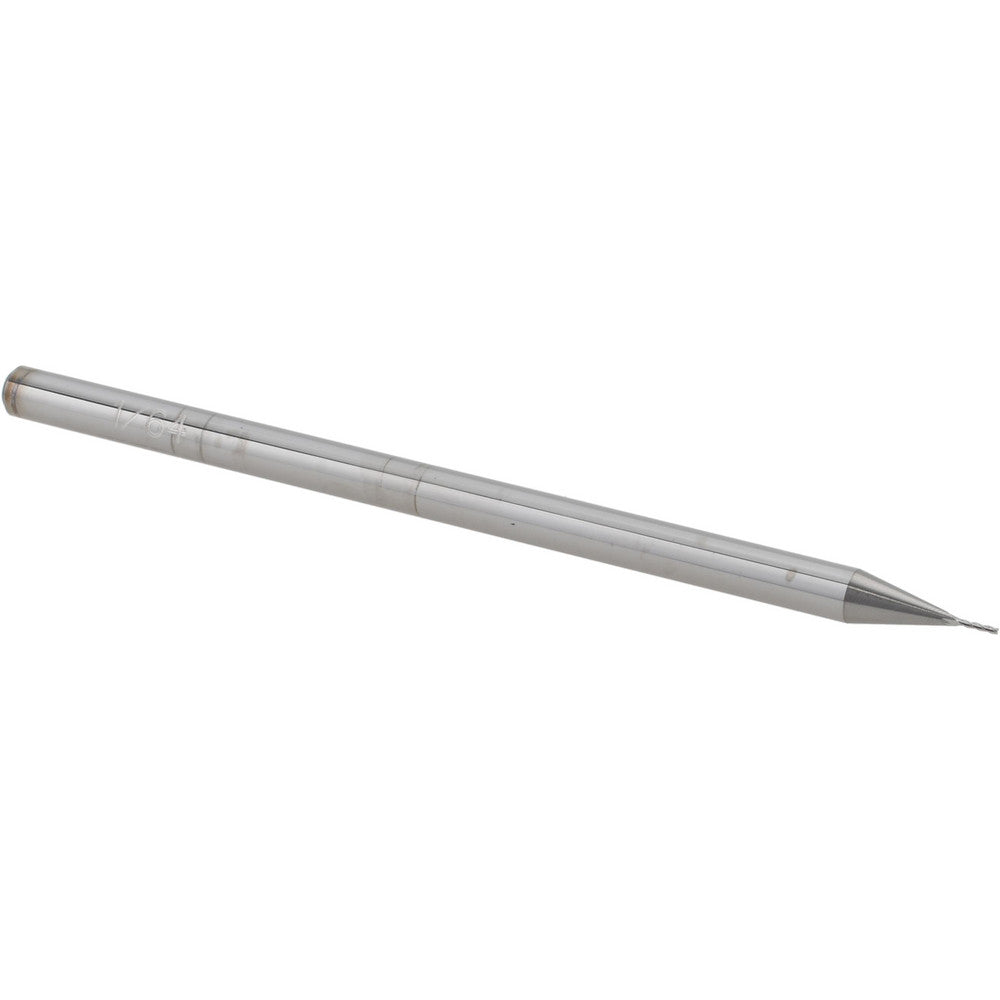 Accupro 14883511 Square End Mill 1/64" Dia, 5/64" LOC, 3 Flutes, Solid Carbide