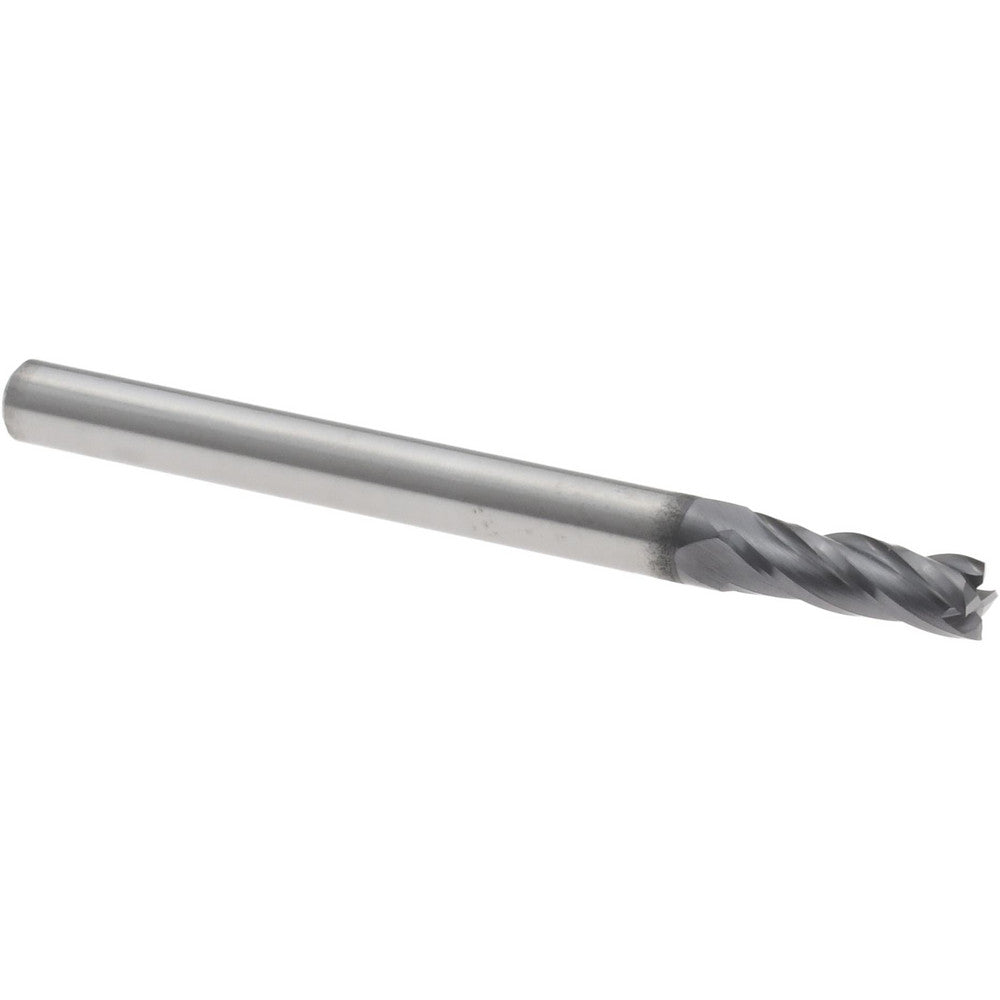 Accupro 14796983 Square End Mill 0.115" Dia, 0.345" LOC, 4 Flutes, Solid Carbide