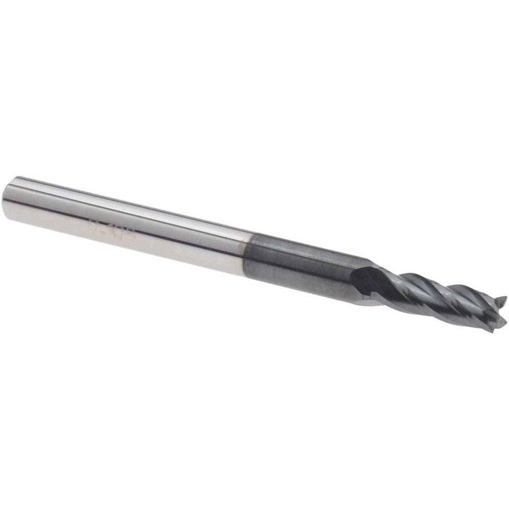 Accupro 14796981 Square End Mill 0.105" Dia, 0.315" LOC, 4 Flutes, Solid Carbide