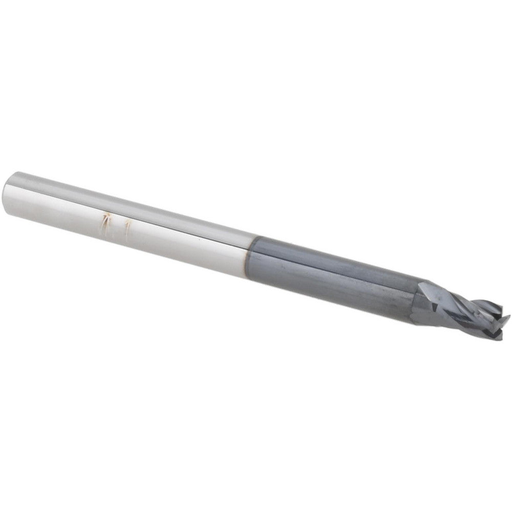 Accupro 14797067 Square End Mill 0.1" Dia, 0.15" LOC, 4 Flutes, Solid Carbide