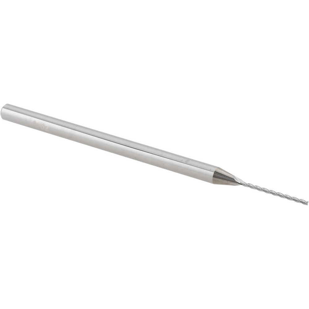 Accupro 14883516 Square End Mill 1/32" Dia, 15/32" LOC, 3 Flutes, Solid Carbide