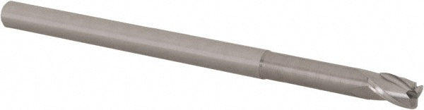 Accupro 15024186 Corner Radius End Mill 3/16" Dia, 0.0300" Radius, 3 Flute, Solid Carbide