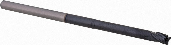 Accupro 14796265 Corner Radius End Mill 1/8" Dia, 1.25" LOC, 0.0150" Radius, 3 Flute, Solid Carbide