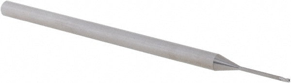 Accupro 15024222 Corner Radius End Mill 1/32" Dia, 0.0100" Radius, 3 Flute, Solid Carbide