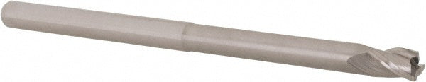 Accupro 15024174 Corner Radius End Mill 1/4" Dia, 3/8" LOC, 0.0300" Radius, 3 Flute, Solid Carbide