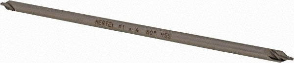 Hertel H-81185010400 Combination Drill & Countersink #1, 1/8" Body Dia, 118 deg, High-Speed Steel