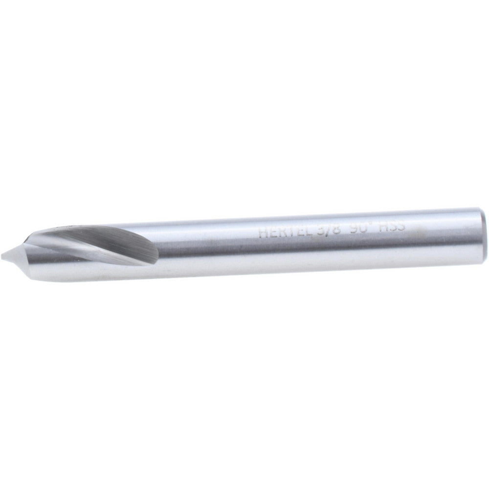 Hertel H-8119C095200 Spotting Drill 3/8" Dia, 90 deg, 3-1/8" OAL, High-Speed Steel