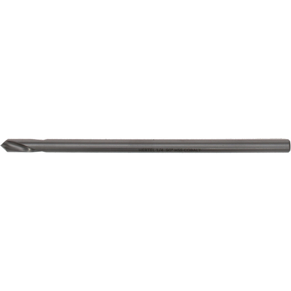 Hertel H-81197063500 Spotting Drill 1/4" Dia, 90 deg, 5-1/2" OAL, Cobalt M-35 (HSS-E)