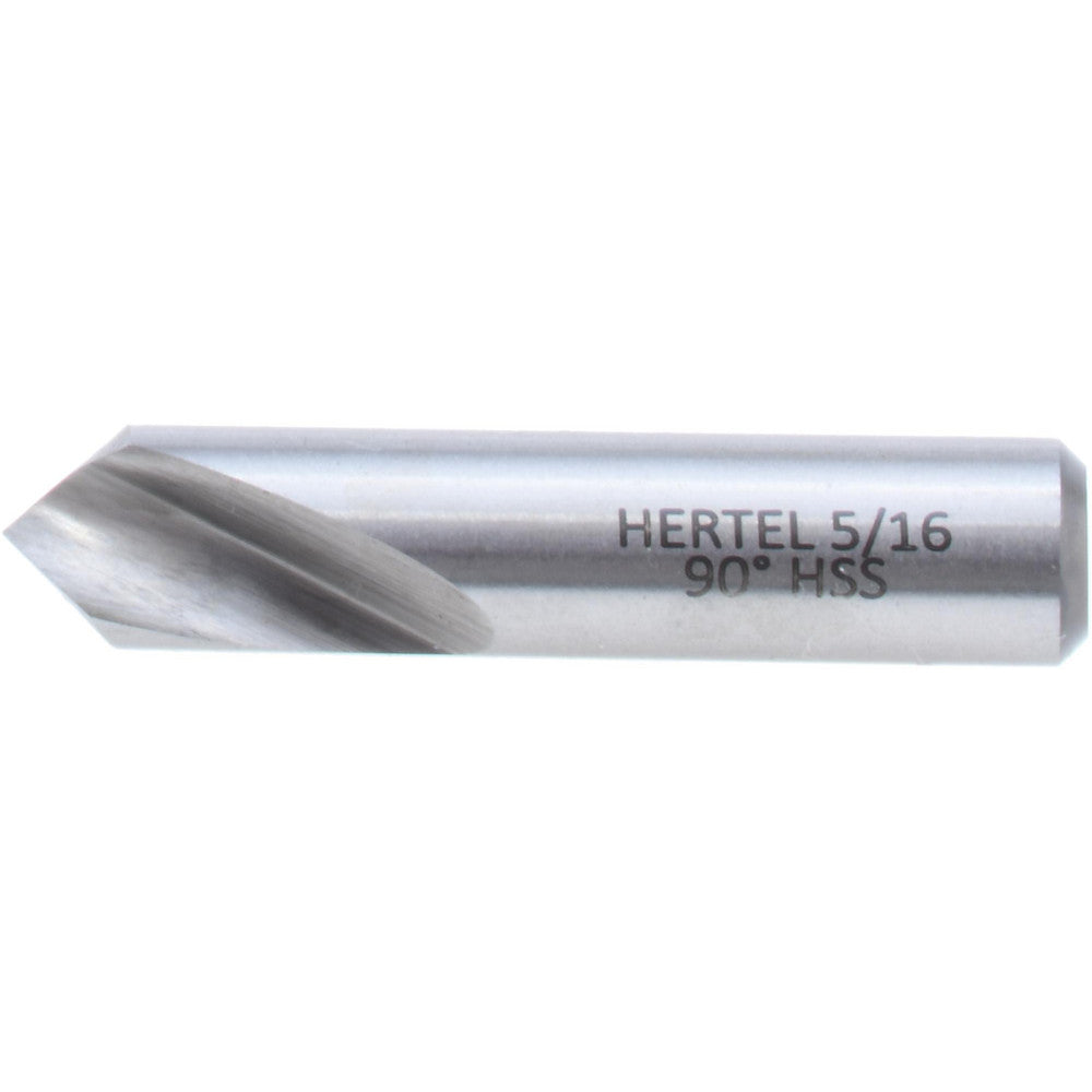 Hertel H-8119A079300 Spotting Drill 5/16" Dia, 90 deg, 1-1/2" OAL, High-Speed Steel