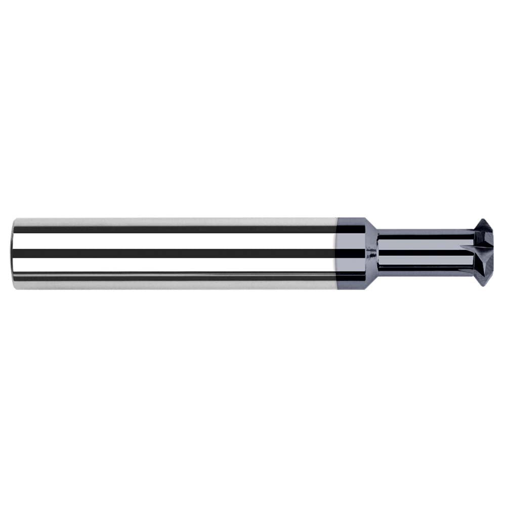 Harvey Tool 890716-C3 Double Angle Milling Cutter 90 °, 1/4" Cut Dia, 0.133" Cut Width, 1/4" Shank Dia, Solid Carbide