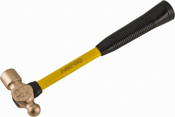 Ampco H-2FG 1 Lb Head Aluminum Bronze Ball Pein Hammer