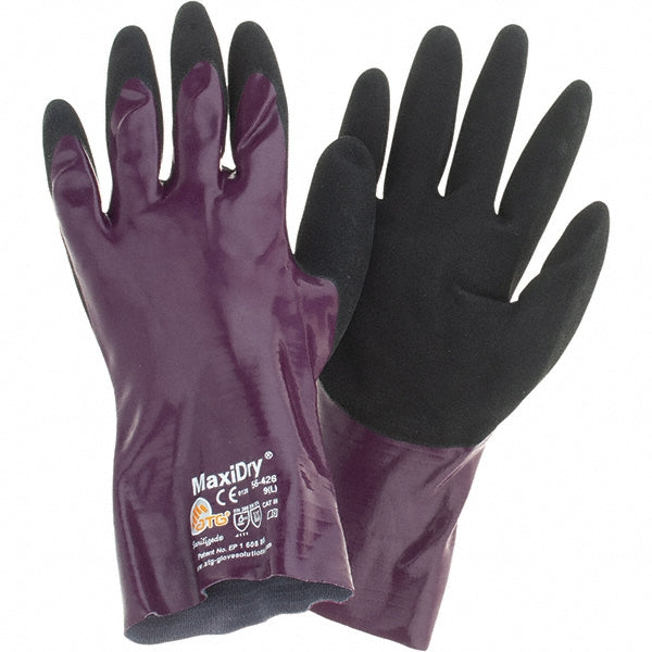 ATG 56-426/L Work Gloves ATG 56-426, Size Large, Micro-Foam Nitrile-Coated Nylon, General Purpose
