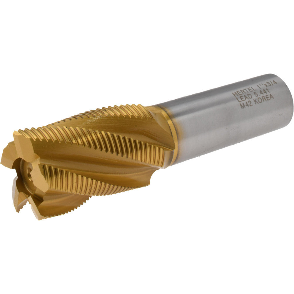 Hertel 62889274 Roughing End Mill 1" Dia, 5 Flute, Fine Pitch, Single End, Cobalt