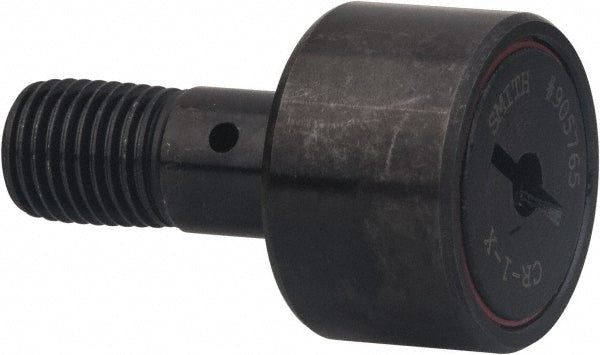 Accurate Bushing CR-1/2-AX Plain Cam Follower 0.5" Roller Dia, 0.344" Roller Width, 0.19" Stud Dia, 1/2" Stud Length