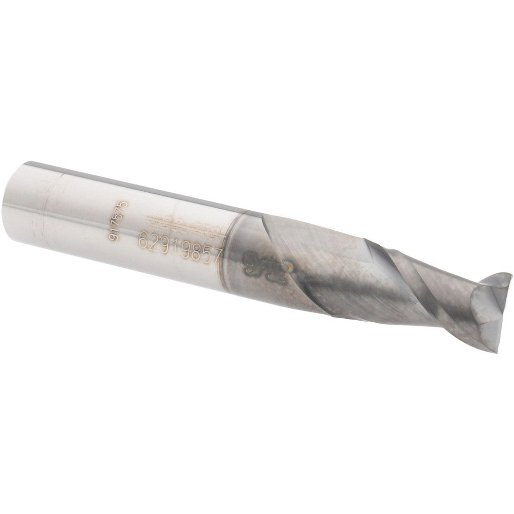 Accupro 62919857 Square End Mill 9/32'' Dia, 1/2'' LOC, 5/16'' Shank Dia, 2'' OAL, 2 Flutes, Solid Carbide