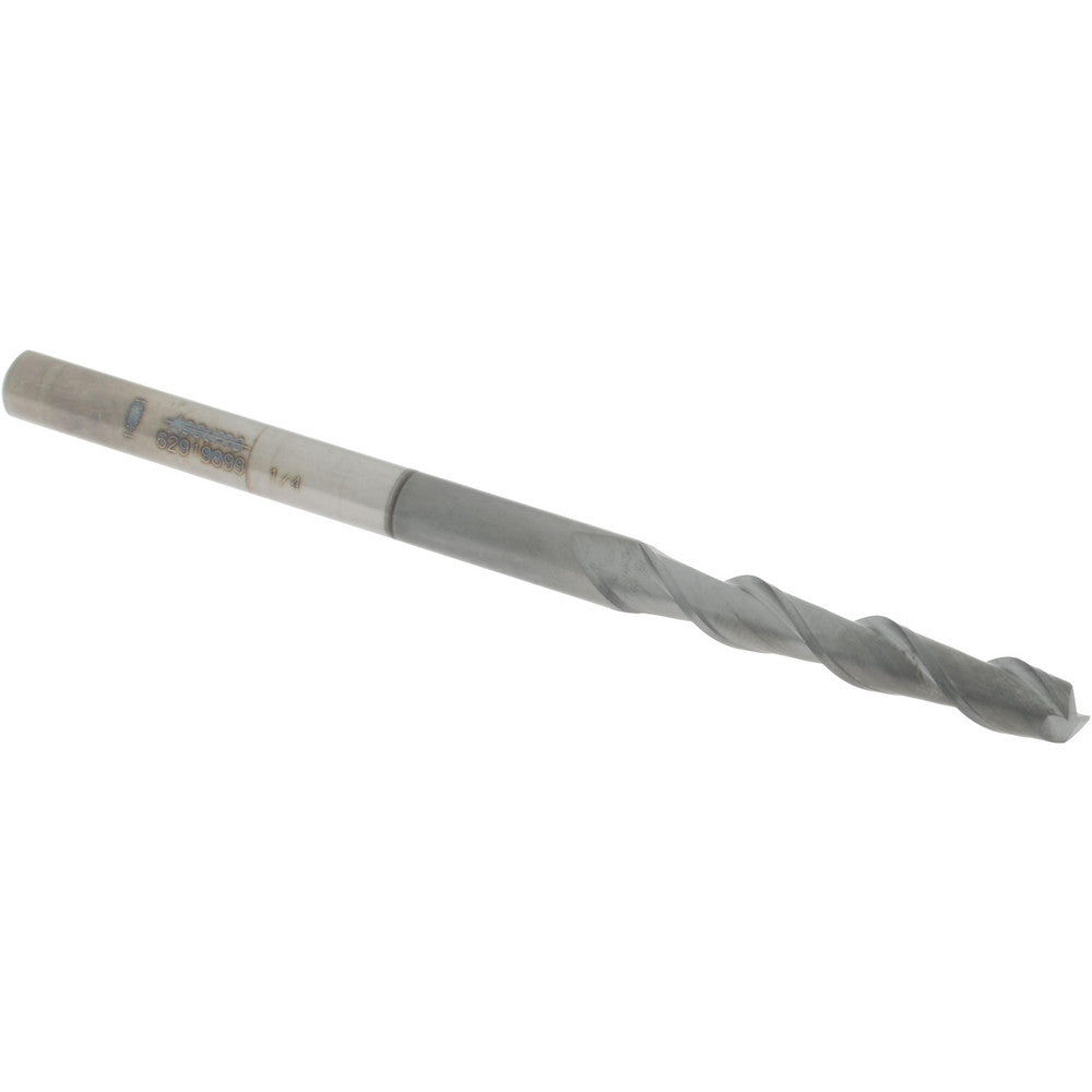 Accupro 62919899 Square End Mill 1/4'' Dia, 1-1/2'' LOC, 1/4'' Shank Dia, 4'' OAL, 2 Flutes, Solid Carbide