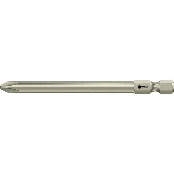 Wera 05071082001 Phillips Screwdriver Insert Bit #2 Point, 1/4" Drive, 3-1/2" OAL