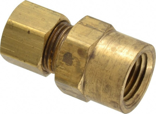 Parker 66C-5-4 Compression Tube Connector 1/4-18" Thread, Compression x FNPT