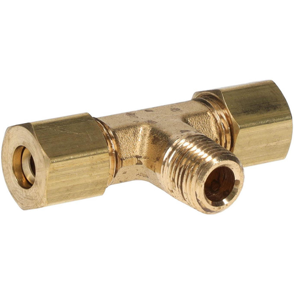 Parker 172C-4-2 Compression Tube Male Branch Tee 1/8-27" Thread, Compression x Compression x MNPT