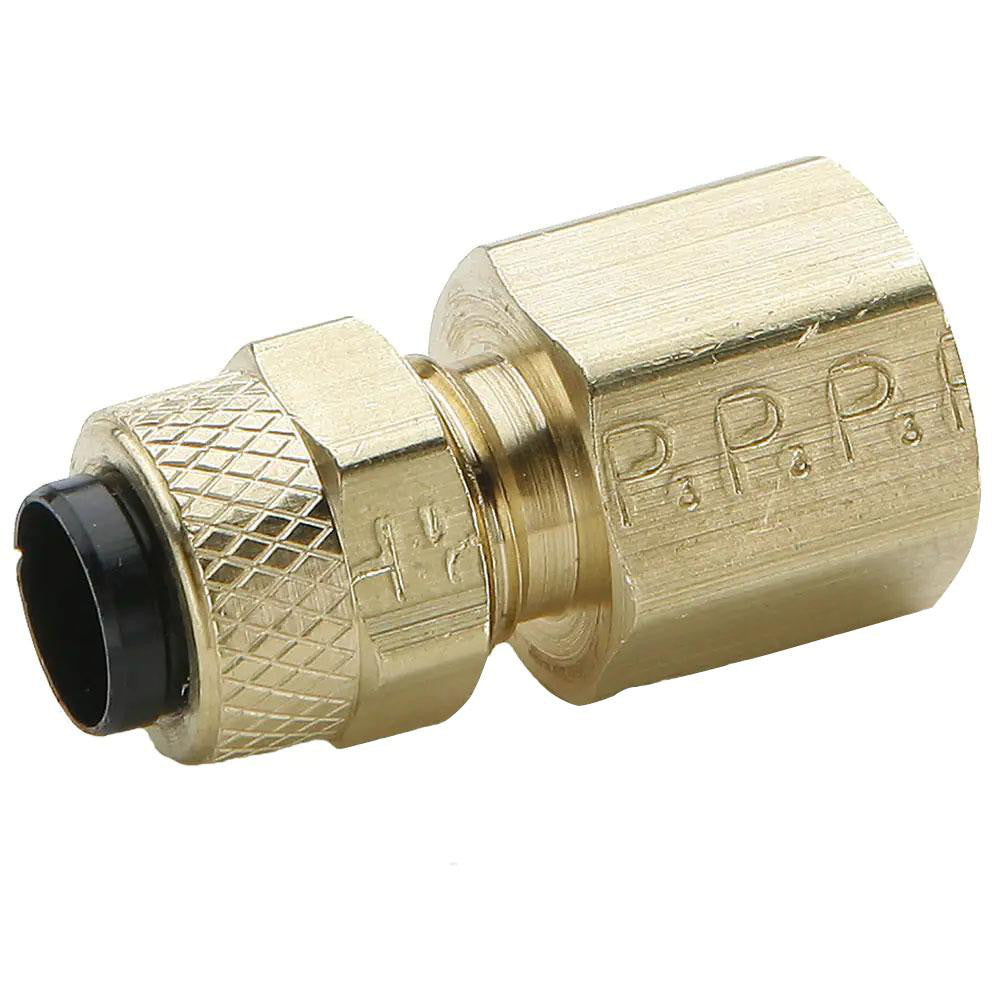 Parker 66P-4-4 Compression Tube Connector 1/4-18" Thread, Compression x FNPT