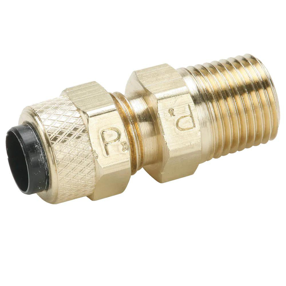Parker 68P-4-1 Compression Tube Connector 1/16-27" Thread, Compression x MNPT