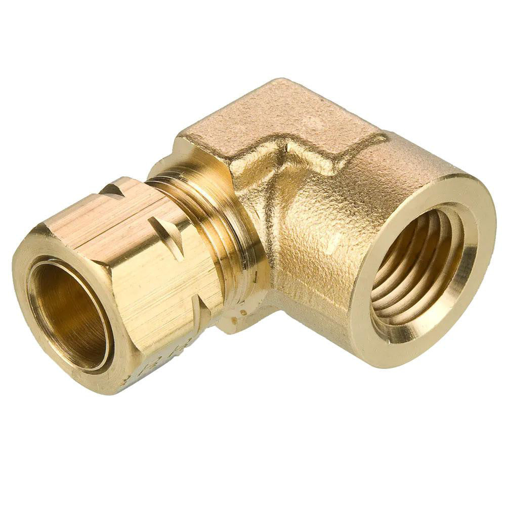 Parker 170CA-6-6 Compression Tube Female Elbow 3/8-18" Thread, Compression x FNPT