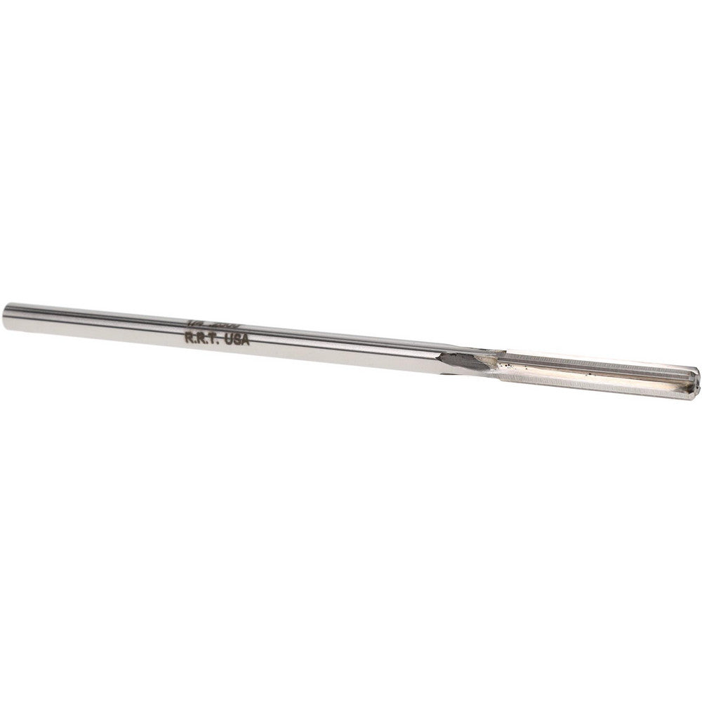 Rock River Tool Inc. 248008 Chucking Reamer 1/4" Dia, 6" OAL, 1-1/2" Flute Length, Straight Flute, Straight-Cylindrical Shank, Carbide-Tipped
