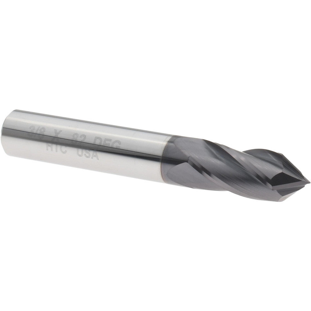 Harvey Tool 26524-C3 Drill Mill 3/8" Dia, 7/8" LOC, 4 Flutes, 82 ° Point, Solid Carbide