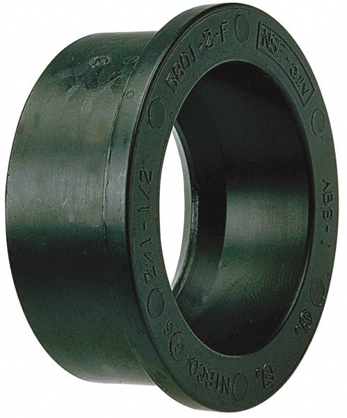 NIBCO I015550 Drain, Waste & Vent Flush Bushing 4 x 3" Fitting, Spig x Hub, Acrylonitrile Butadiene Styrene