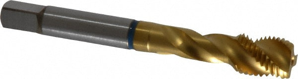 Guhring 9039110111130 Spiral Flute Tap 7/16-20, UNF, 3 Flute, Modified Bottoming, 2B Class of Fit, Powdered Metal, TiN Finish