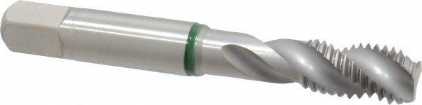 Guhring 9039180100000 Spiral Flute Tap M10 x 1.50, Metric Coarse, 3 Flute, Modified Bottoming, 6H Class of Fit, Cobalt, Bright/Uncoated