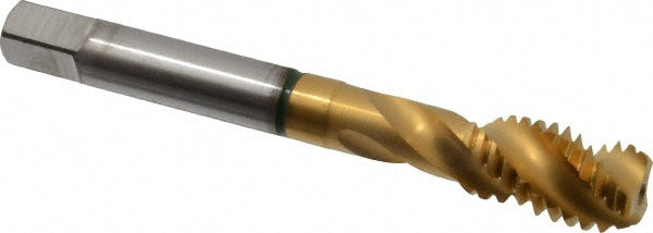 Guhring 9039220111130 Spiral Flute Tap 7/16-14, UNC, 3 Flute, Modified Bottoming, 2B Class of Fit, Cobalt, TiN Finish