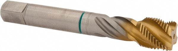 Guhring 9039230158750 Spiral Flute Tap 5/8-18, UNF, 4 Flute, Modified Bottoming, 2B Class of Fit, Cobalt, TiN Finish